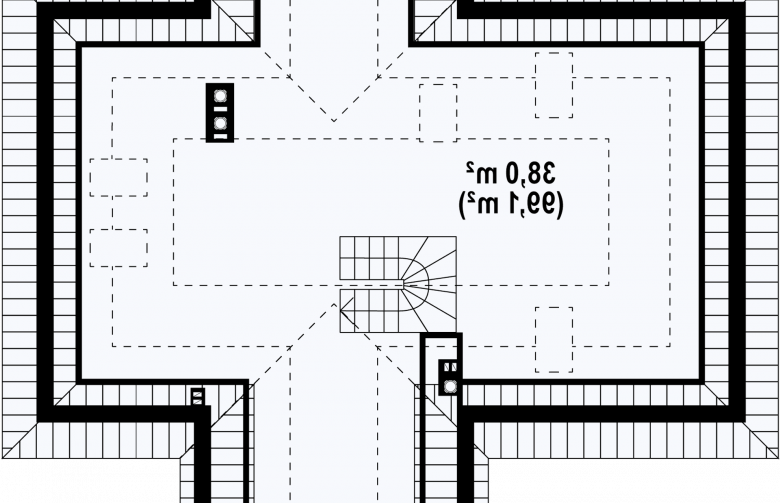 Projekt domu z bala Z2 D - 