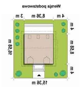 Usytuowanie budynku Z4 D w wersji lustrzanej