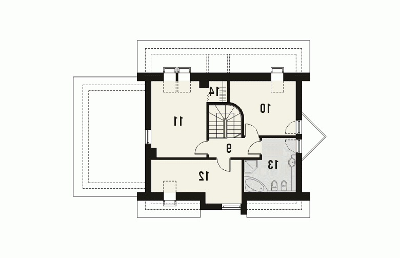 Projekt domu jednorodzinnego ESEJ - 