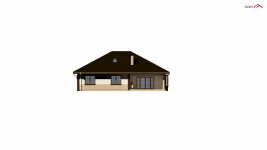 Elewacja projektu Z10 D sdu - 4 - wersja lustrzana