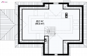 Projekt domu jednorodzinnego Z2 GL - rzut poddasza