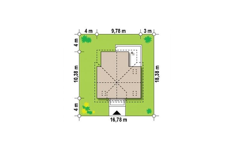 Projekt domu jednorodzinnego Z13 - Usytuowanie