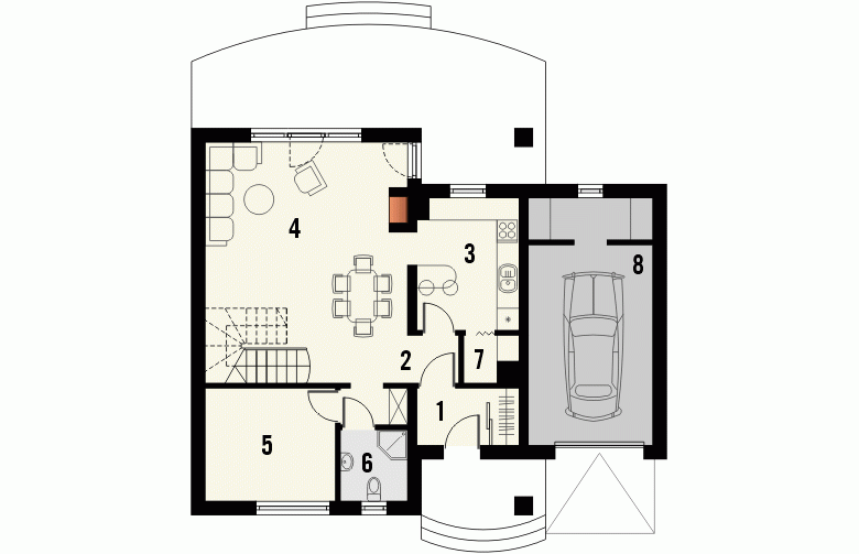 Projekt domu jednorodzinnego LIMBA - 