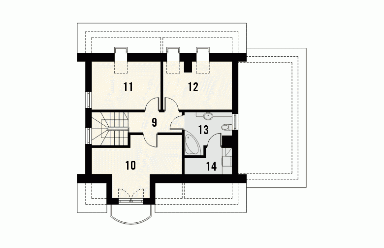 Projekt domu jednorodzinnego LIMBA - 