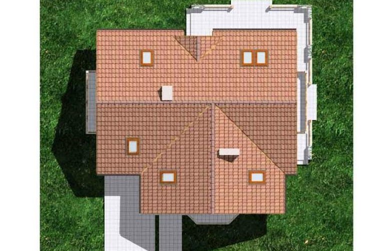 Projekt domu jednorodzinnego HG-A6 - Usytuowanie - wersja lustrzana