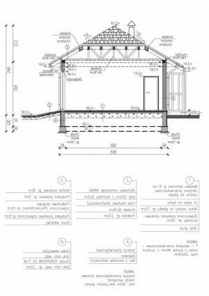 Przekrój projektu G81 w wersji lustrzanej