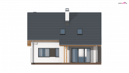 Elewacja projektu Z92 - 2 - wersja lustrzana
