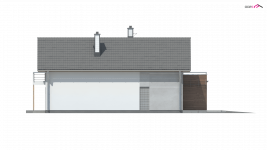 Elewacja projektu Z293 - 2 - wersja lustrzana