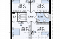 Projekt domu jednorodzinnego Z246 - rzut poddasza