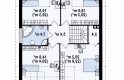 Projekt domu jednorodzinnego Z246 - rzut poddasza