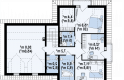 Projekt domu jednorodzinnego Z286 - rzut poddasza