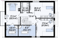 Projekt domu jednorodzinnego Z236 - rzut poddasza
