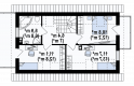 Projekt domu jednorodzinnego Z298 - rzut poddasza