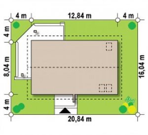 Usytuowanie budynku Z223