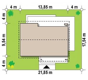 Usytuowanie budynku Z191