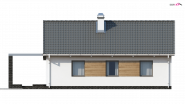 Elewacja projektu Z139 - 2 - wersja lustrzana