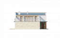Projekt domu piętrowego Zx5 - elewacja 1