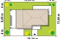 Projekt domu piętrowego Zx6 - usytuowanie