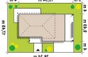 Projekt domu piętrowego Zx6 - usytuowanie - wersja lustrzana
