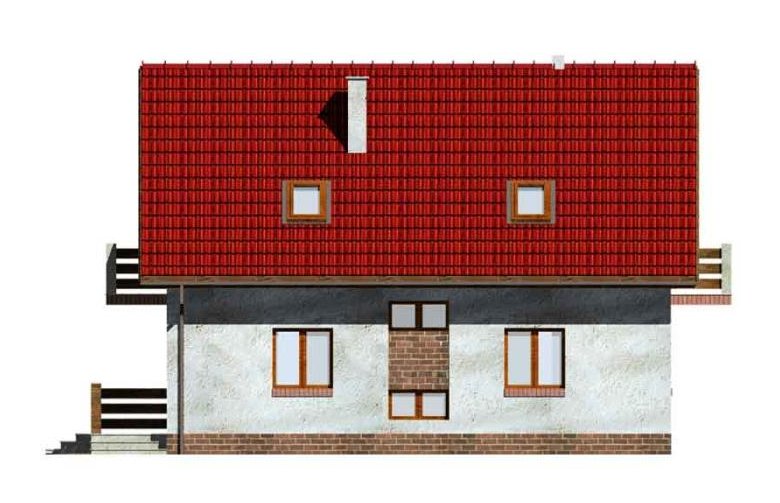 Projekt domu jednorodzinnego HG-S3 - elewacja 1