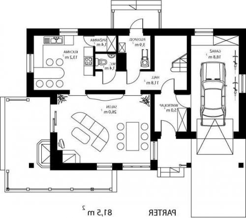 RZUT PARTERU HG-W3 - wersja lustrzana