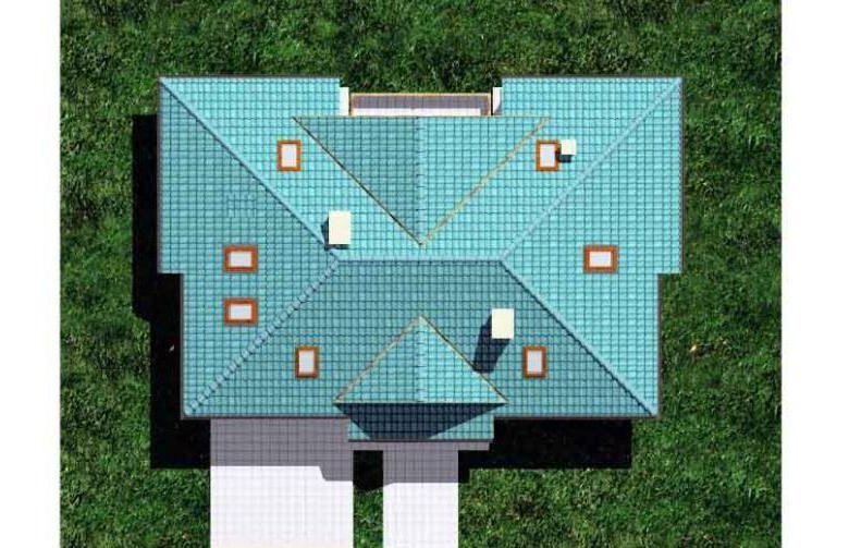 Projekt domu jednorodzinnego HG-W5 - Usytuowanie - wersja lustrzana