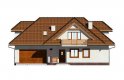 Projekt domu jednorodzinnego HG-Z3 - elewacja 3