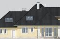Projekt domu jednorodzinnego LK&623 - elewacja 3