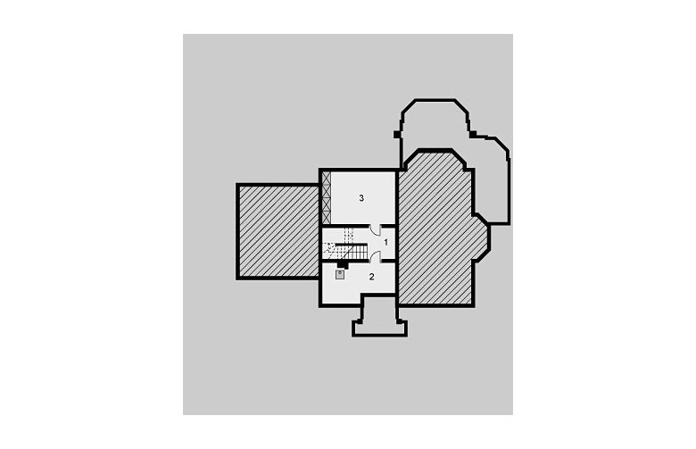 Projekt domu jednorodzinnego LK&623 - piwnica