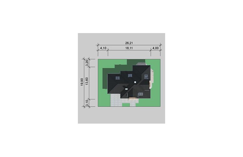 Projekt domu jednorodzinnego LK&623 - Usytuowanie