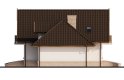 Projekt domu jednorodzinnego Diuk 2 - elewacja 3