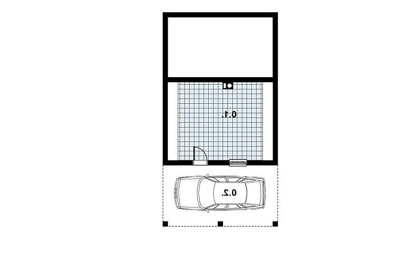 Projekt domu z bala L-87 BAL - 