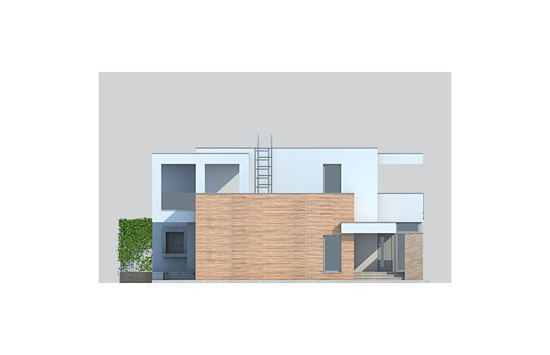 Projekt domu z poddaszem LK&899 - elewacja 2
