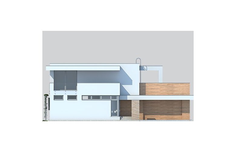 Projekt domu z poddaszem LK&899 - elewacja 1