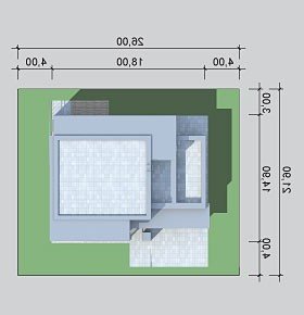 Usytuowanie budynku LK&899 w wersji lustrzanej