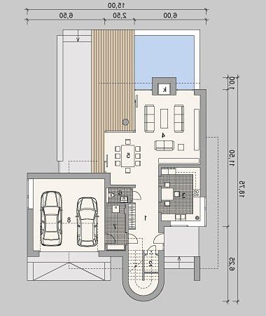 PARTER LK&875 - wersja lustrzana