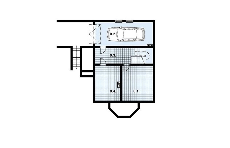 Projekt domu szkieletowego L-85 - 