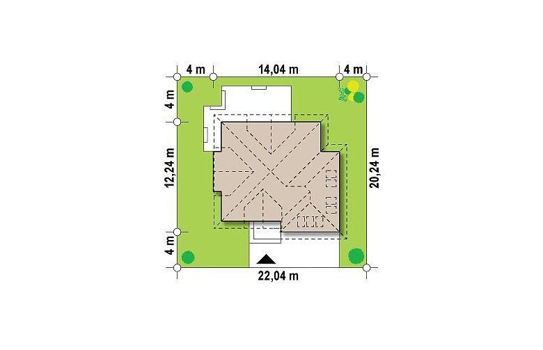 Projekt domu jednorodzinnego Z270 - Usytuowanie