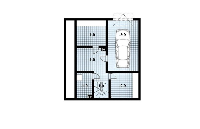 Projekt domu szkieletowego L-94  - 