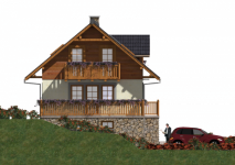 Elewacja projektu L-42 (drewniany) - 4