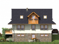 Elewacja projektu L-75 (drewniany) - 3