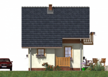 Elewacja projektu L-56 (drewniany) - 2