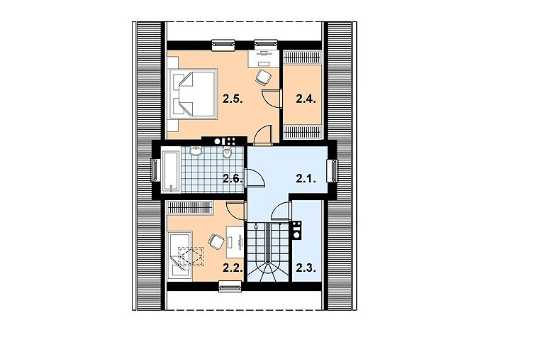 Projekt domu z bala L-29 BAL - 