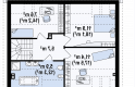 Projekt domu jednorodzinnego Z40 - rzut poddasza