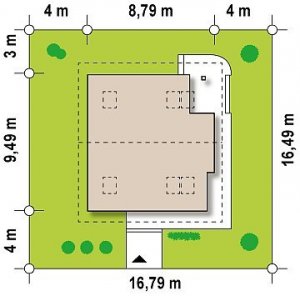 Usytuowanie budynku Z47