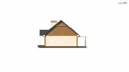 Elewacja projektu Z8 GP 40 - 4 - wersja lustrzana