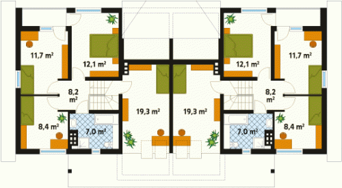 Rzut projektu Duet 2