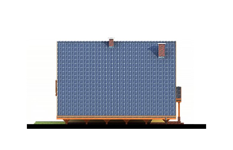 Projekt domu jednorodzinnego L-33 - elewacja 2