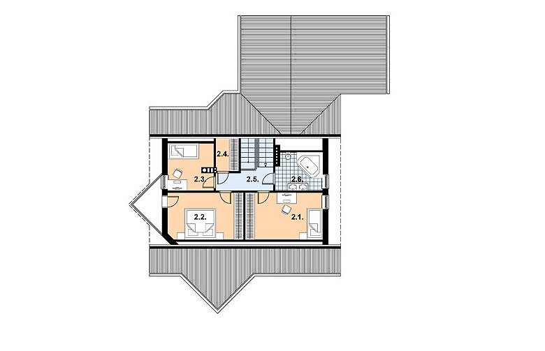 Projekt domu jednorodzinnego L-48 - 