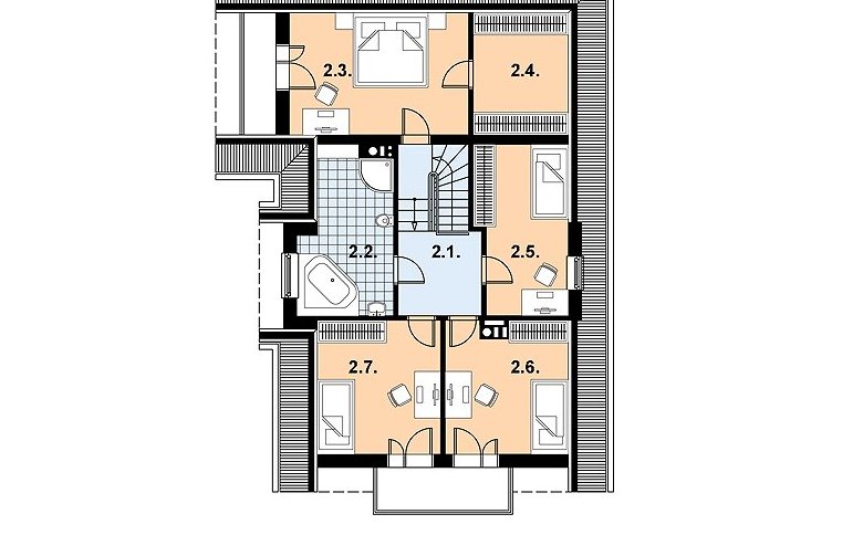 Projekt domu jednorodzinnego L-49 - 